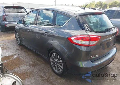 2017 Ford C-Max Energi Titanium z USA, uszkodzony, nr VIN 1FADP5FU9HL101476